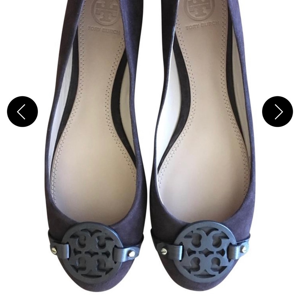 Tory Burch brown suede flats